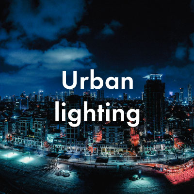 LEDiL application examples of urban lighting